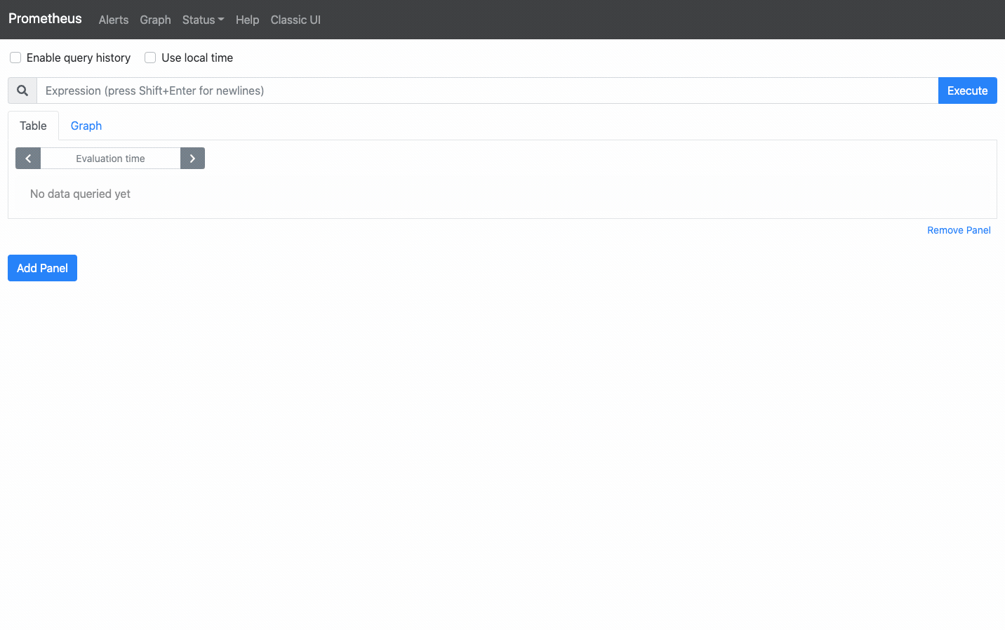 Prometheus dashboard demo